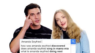 Amanda Seyfried & Finn Wittrock Answer the Webs Most Searched Questions | WIRED