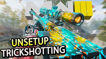 INSANE UNREAL UNSETUP TRICKSHOTS ON MW3! | MW3 TRICKSHOTTING