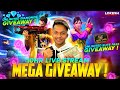 The Biggest Mega Giveaway 10 Hours Stream 10 Hours Giveaway Garena Free Fire