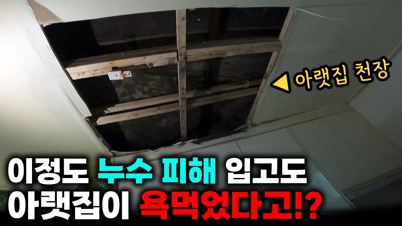 싱크대 역류가 아래층 천장 누수로 이어진 연립주택, 세척과 틈새 실링을 진행했습니다 현장 영상 썸네일