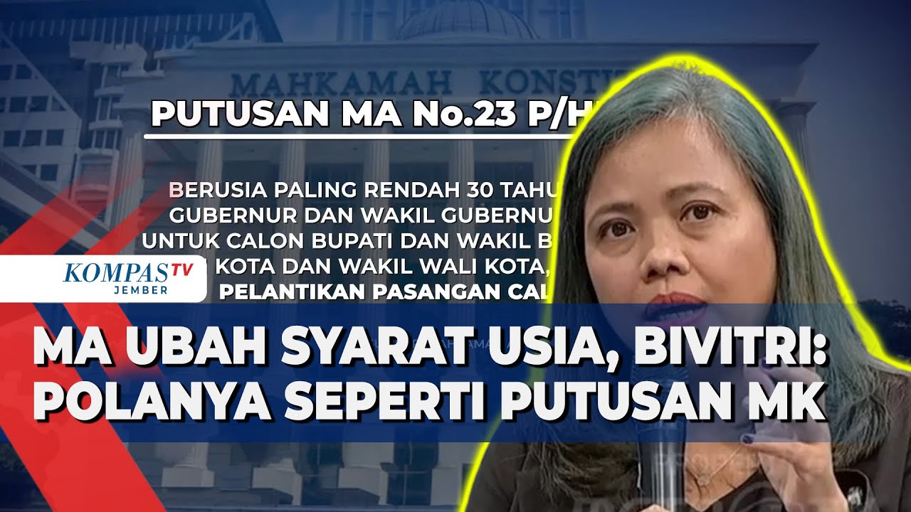 [FULL] Respons Politikus PDI-P soal Putusan MA Ubah Aturan Usia Calon Kepala Daerah