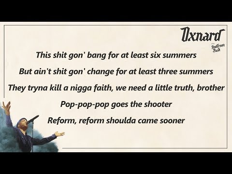 Anderson .Paak - 6 Summers (Lyrics)