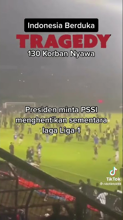 Indonesia berduka, tragedi stadion Kanjuruhan Malang #stadion #kanjuruhan #arema #suporter #malang