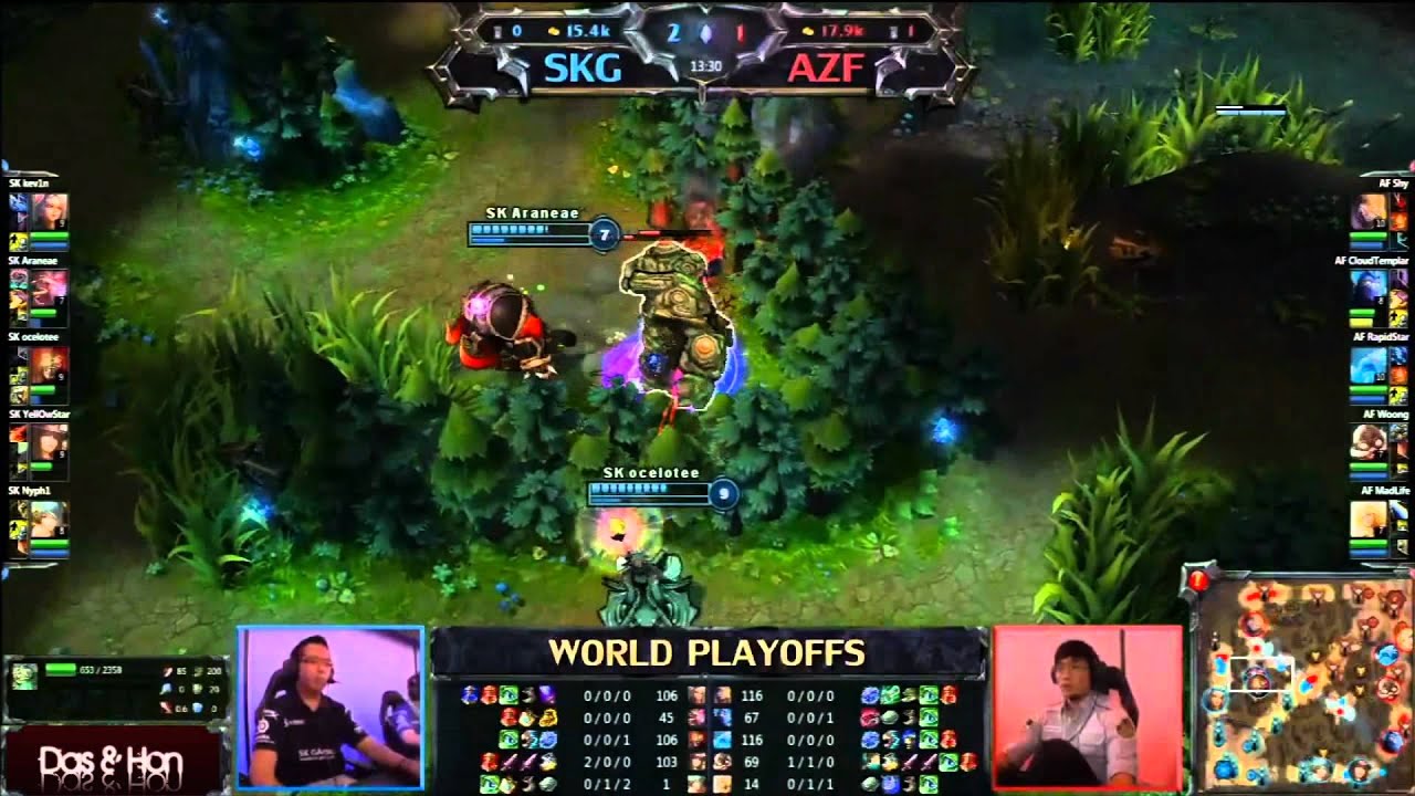 Azubu Frost vs SK Gaming - Replay commenté par Das & Hon