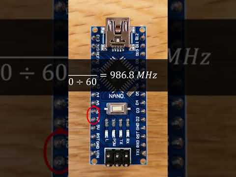 Видео: Откуда в Arduino 986 МГц?