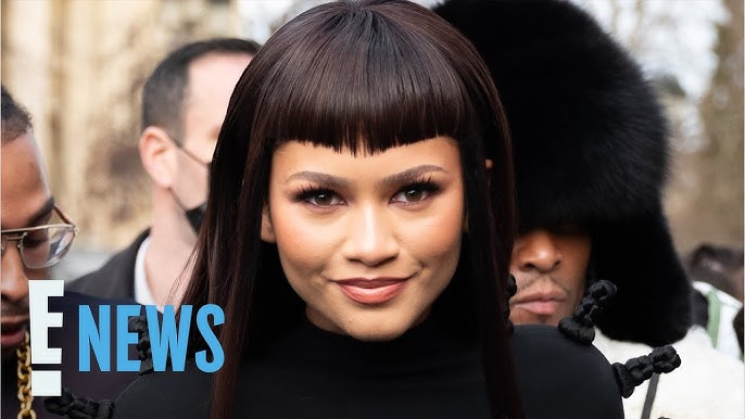 Zendaya Debuts Bangin New Hair Transformation At Paris Fashion Week E News