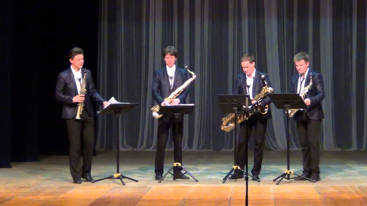 Russian Sax Quartet: concert in Ekaterinbourg
