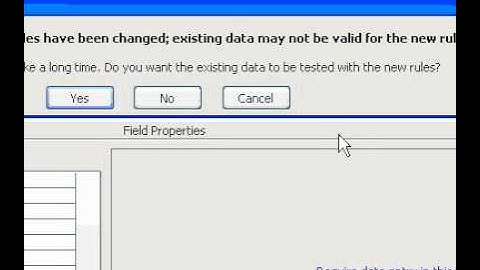 Microsoft Office Access 2003 Require users to enter data in a field