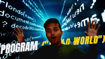 Every programmer coding for the FIRST time