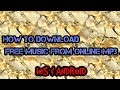 How to download music for free from online mp3 (FREE)