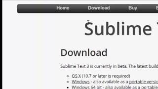 Introduction to Sublime Text 3