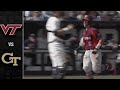Virginia Tech vs. Georgia Tech Baseball Highlights (2020)