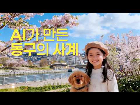 AI가 만든 동구의 사계