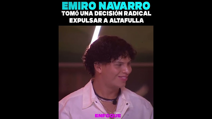 Emiro Navarro tomo Una Secision Radical Expulsar A Altafulla