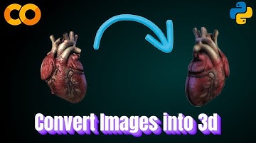 Convert Images into 3d objects in Google Colab using AI and Python