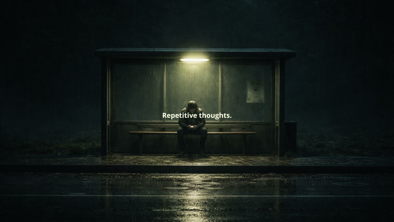 Repetitive Thoughts | Sad Dark Lofi | 3AM Rain Ambience