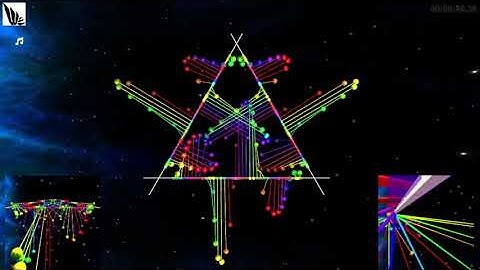 Colorful Pendulum Triangular Style of Polyrhythmic Wave!  #javascript #threejs #pendulum