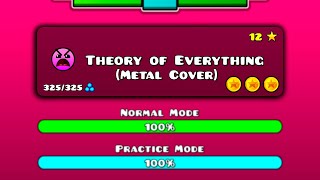 dj Nate - Theory of Everything (Metal Cover) - Geometry Dash