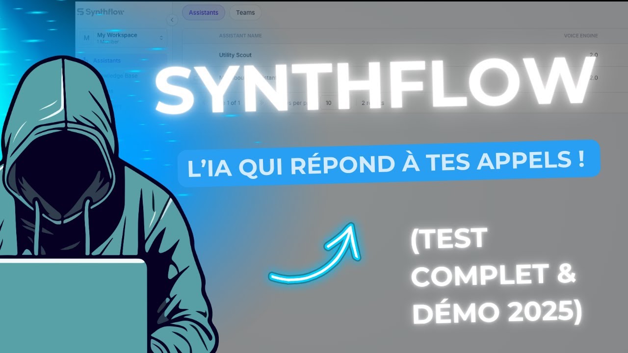 📞 Synthflow : LE MEILLEUR AGENT IA VOCAL ! (Test Complet & Démo 2025)