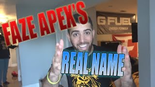 FAZE APEX NAME REVEALED! 100% CONFIRMED BY FAZE MEMBER!