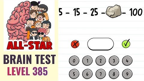Brain Test All Star Level 385 | What is the hidden number? | Walkthrough