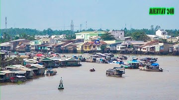 Chợ nổi Cái Răng Cần Thơ - Du lịch Miền tây I Miền Tây 24h