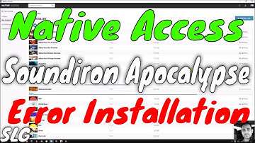 Native Access | Error "Soundiron Apocalypse" Installation