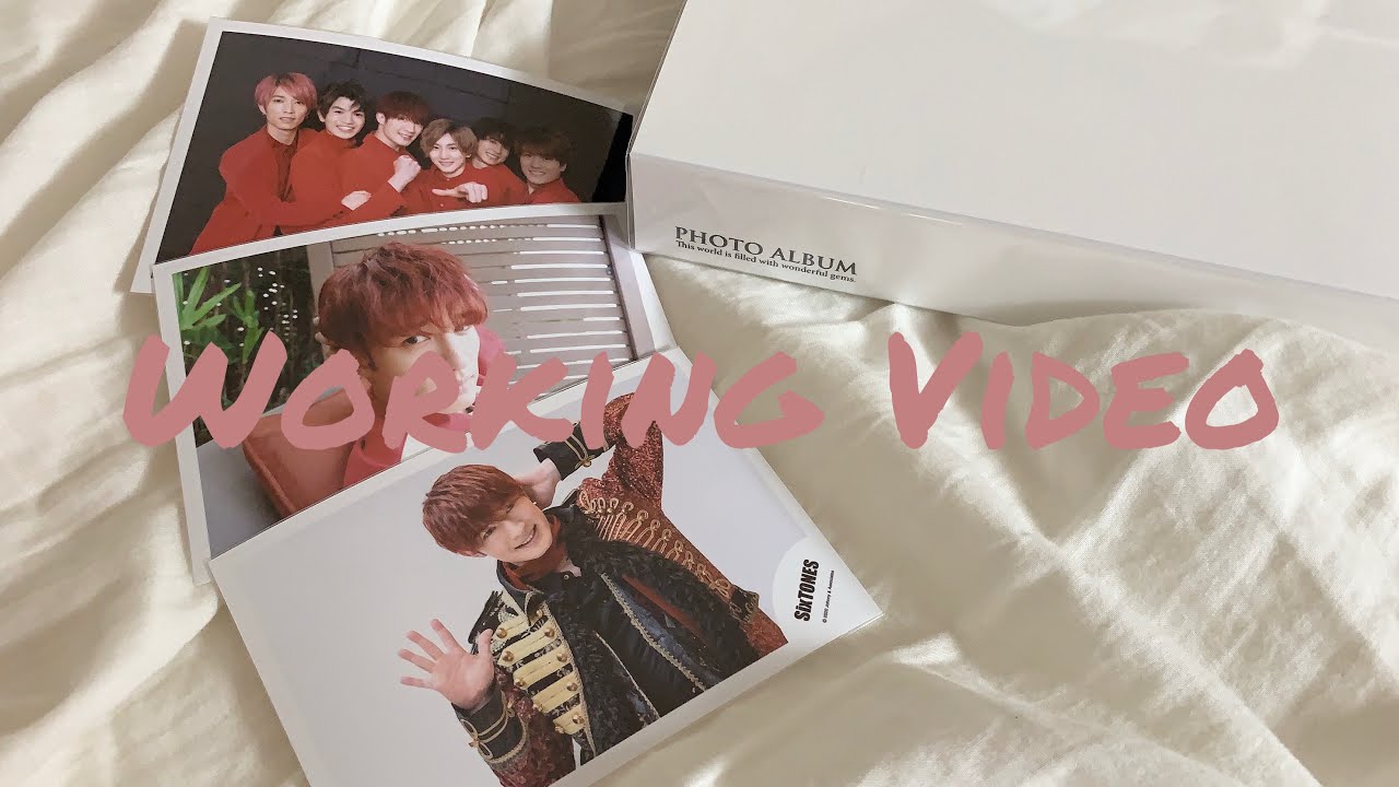 ［ Working Video ］〜大人ジャニオタの公式写真収納〜SixTONES / 作業動画