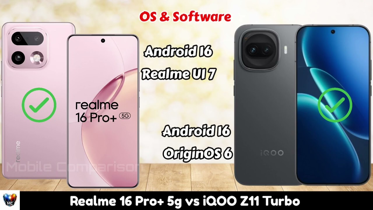 Realme 16 Pro+ 5G vs iQOO Z11 Turbo 🔥 Full Comparison | Which One Is BEST?😳