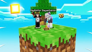 BAYDOKTOR İLE TEK BLOK 4 !! 🙈 Minecraft