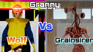 Superhero Wolf V 1.7.3 Vs Grainsiren V 1.0 Hard Mod. New Mods In House Escape.