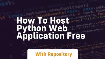 how to host python web application free