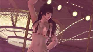 Doax3 Nyotengu Pole Dance 女天狗水着ピスタチオＦ髪型ロング 飾りなし Pistachio F