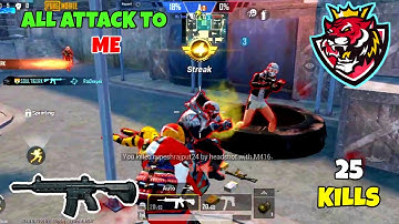 25 Kills in PUBG MOBILE in arena (DOMENATION) By- TIGER KING.