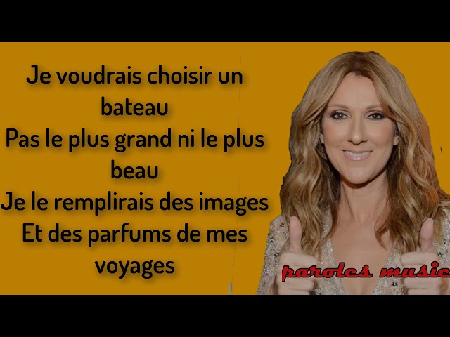 Celine Dion - Parler à mon père (lyrics-paroles,HD class=