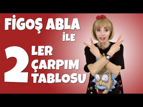 2'ler Çarpım Tablosu | Figoş Abladan Çarpım Tablosu Öğren