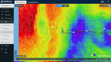 Departure Planning Tutorial on PredictWind Forecast Website