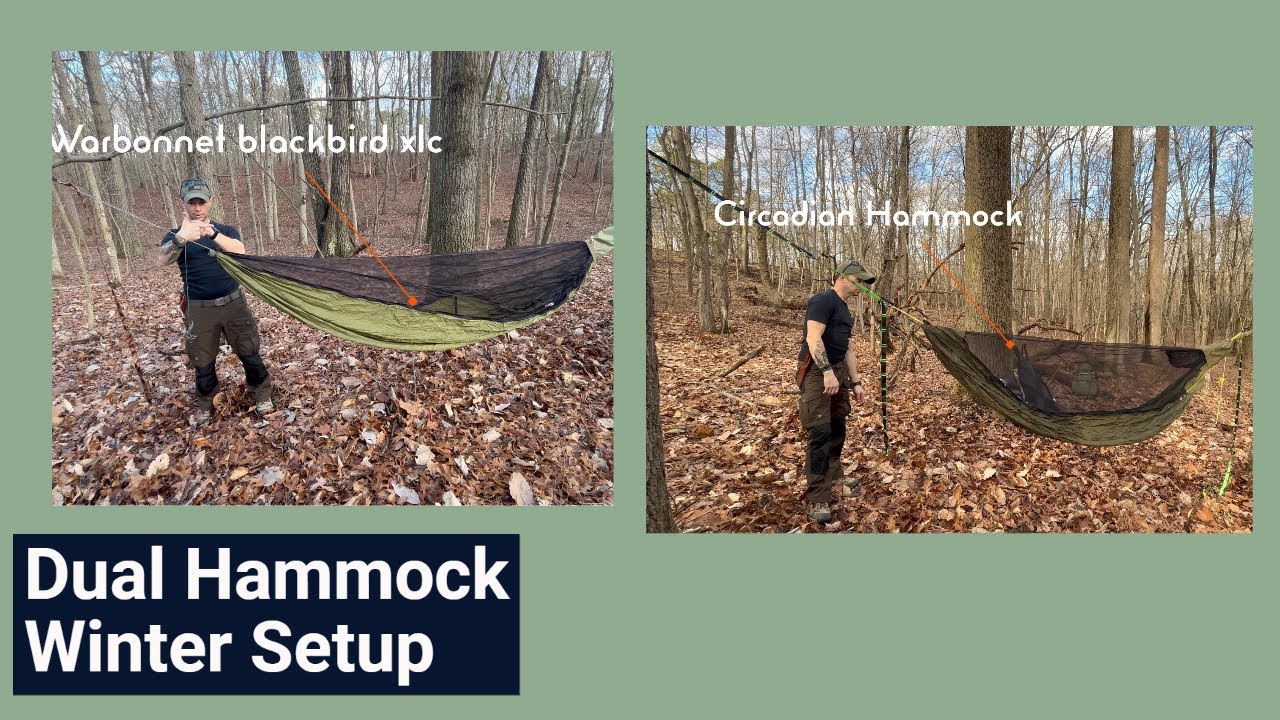 Winter hammock setup Clearance