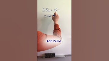 Converting From Scientific Notation To Standard Form