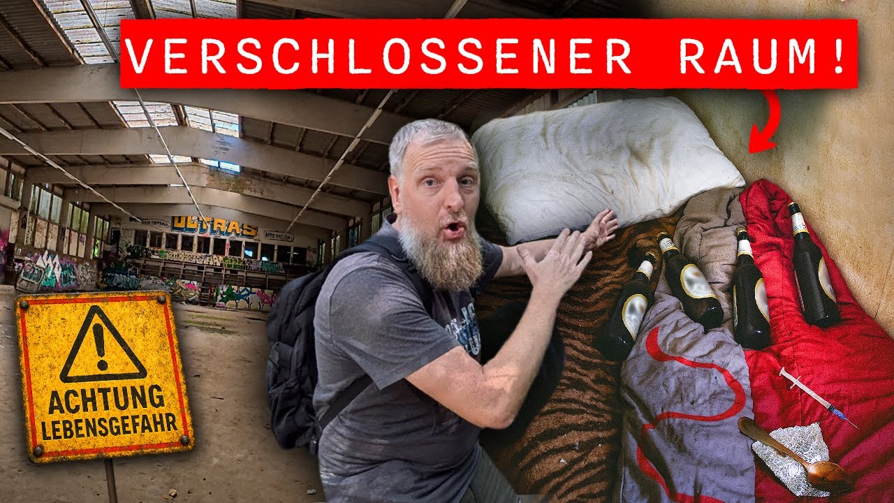 ZUGEKLEBTE TÜR IN VERLASSENER REITHALLE! 😱 TUNNEL UND URKUNDEN ENTDECKT!