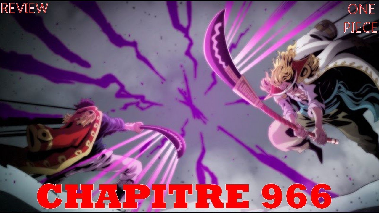 One Piece Review Scan 966 - Un clash de malade entre deux monstres de