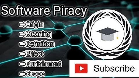 Software Piracy | Origin, Meaning, Definition, Effect, Punishment, Scope |