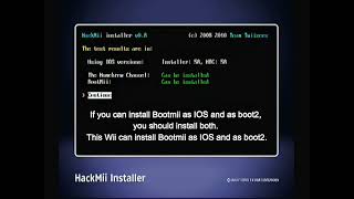 Using The Hackmii Installer To Install The Homebrew Channel Hbc And Bootmii