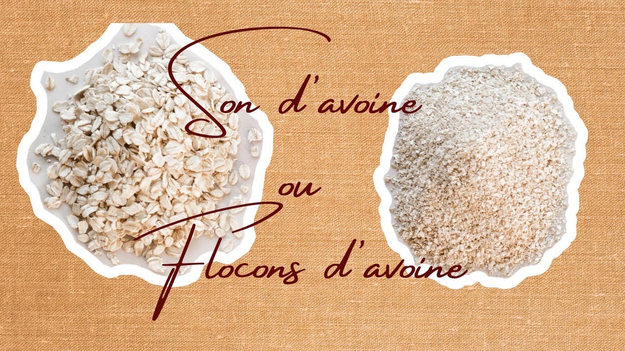 Quelle est la différence entre le son d'avoine et les flocons d'avoine? 