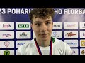 Jaroslav Petrák po finále Poháru Českého florbalu 2022