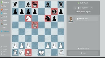 Attract, Repel, Rejoice. Daily Chess Puzzles (29-6-2024) #chess #puzzle #daily