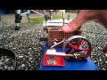 Model steam engine test