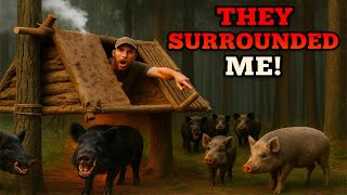 Attacked by Wild Pigs While Living Off-Grid!