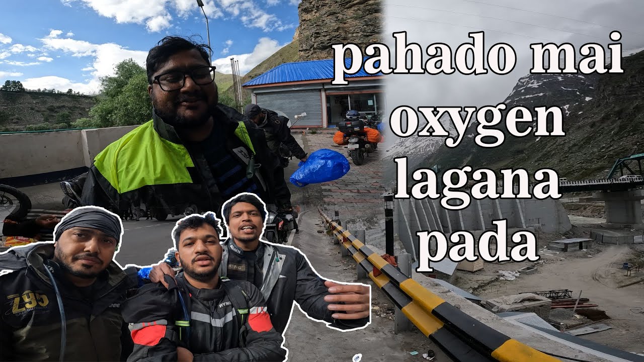 Pahado mai oxyen lahan pada 😱  | Jaipur TO Jispa | Zanskar ep3 | 2023