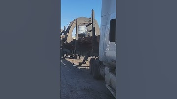Front End Loader Unloading‼️#subscribe #shortsfeed #shorts #trending #viral #Pine #woodyard #viral